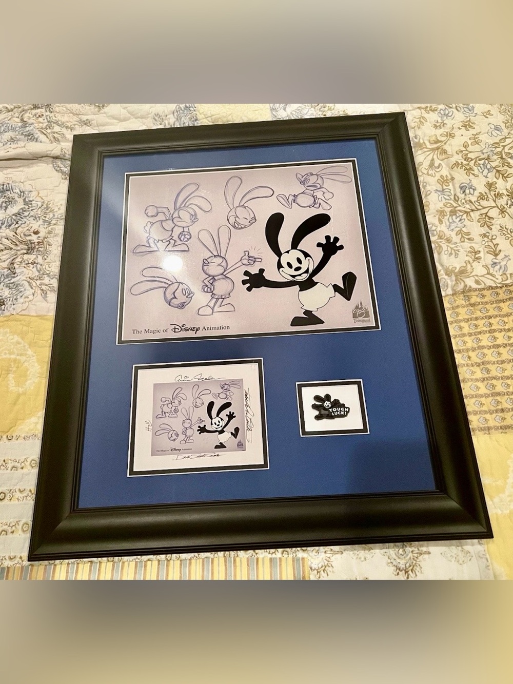 Disney Oswald The Lucky Rabbit Limited Edition Framed Collectible Art